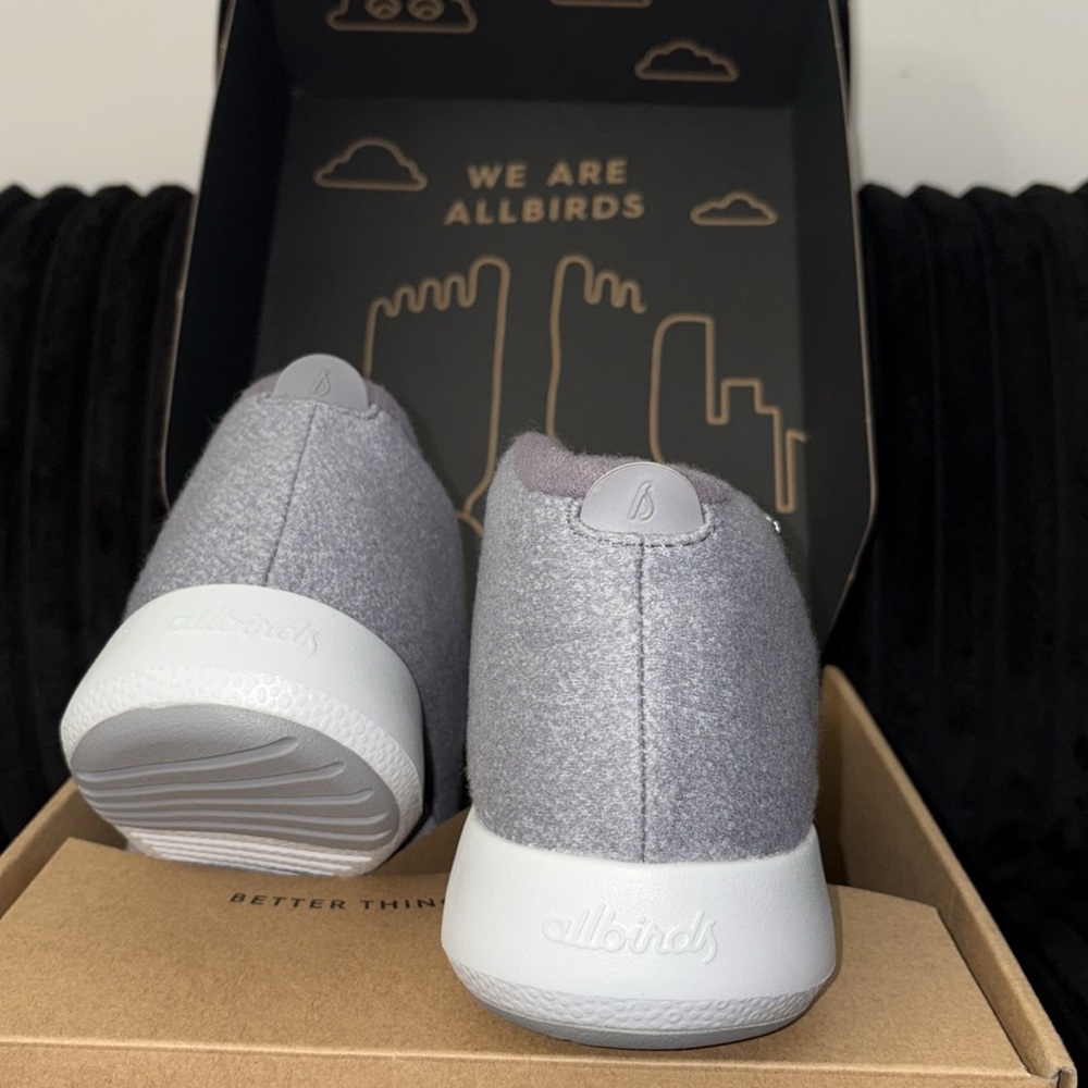 Wool Runner-up Mizzles - Medium Grey (Light Grey Sole) - Picture 10 of 11